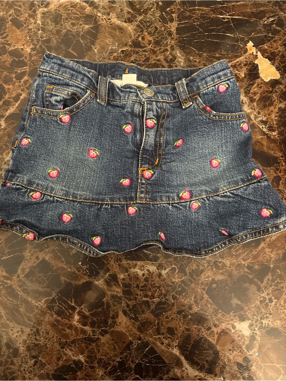 Lilly Pulitzer kids Denim Mini Skort